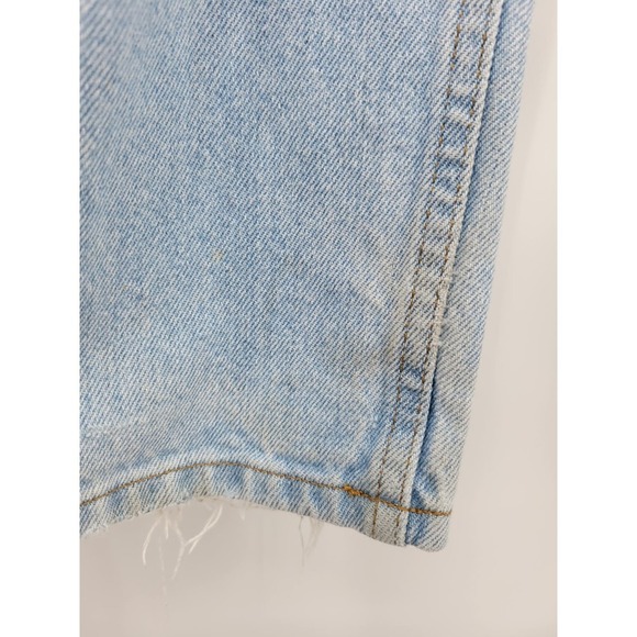 LL Bean Men's Light Wash Distressed Jeans Straight Leg 38 29 - Picture 11 of 15